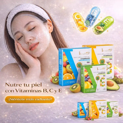 Mascarillas Faciales Vitaminadas para una Piel Luminosa