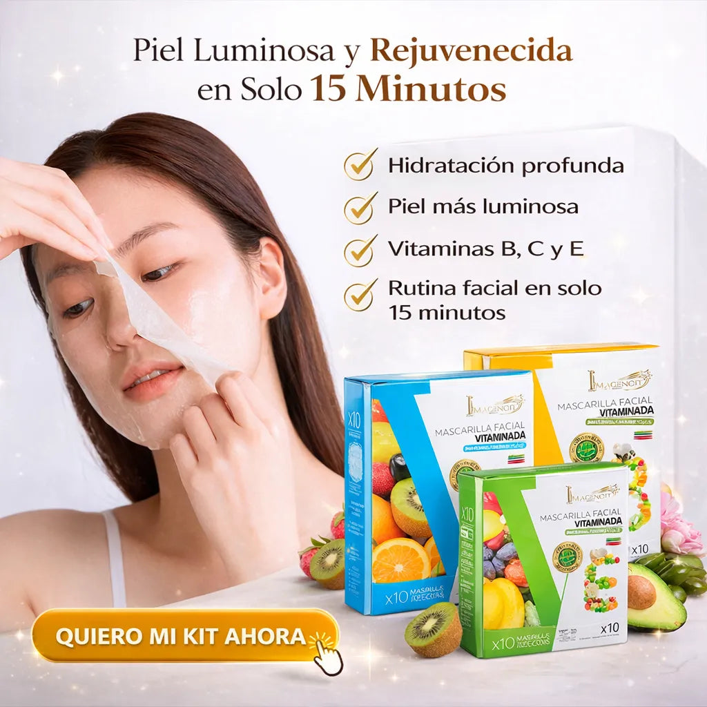 Mascarillas Faciales Vitaminadas para una Piel Luminosa