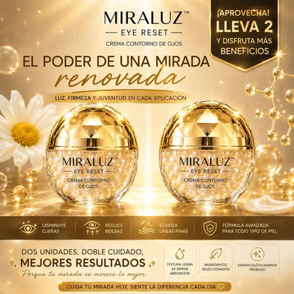 Miraluz™ – Reduce ojeras, arrugas y signos de fatiga en pocos días
