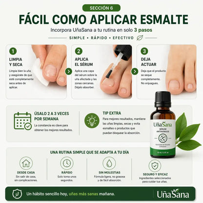 Serum Antihongos 30ML -Vuelve a mostrar tus uñas sin vergüenza