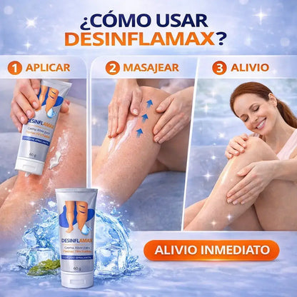 DESINFLAMAX -Piernas hinchadas y doloridas? Esto te va a aliviar en minutos
