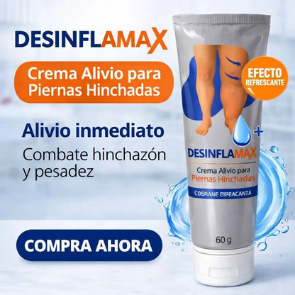 DESINFLAMAX -Piernas hinchadas y doloridas? Esto te va a aliviar en minutos