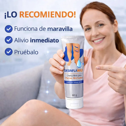 DESINFLAMAX -Piernas hinchadas y doloridas? Esto te va a aliviar en minutos