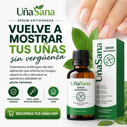 Serum Antihongos 30ML -Vuelve a mostrar tus uñas sin vergüenza