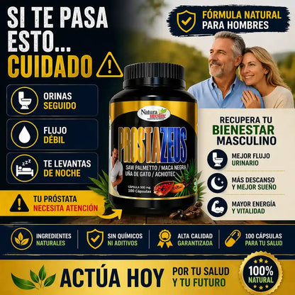 prostazeus-Recupera tu Vitalidad Masculina y Apoya tu Salud Prostática Naturalmente