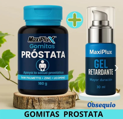 MaxiPlus | Salud Prostática Premium Equilibrio, Confianza y Vitalidad Masculina 60 Cápsulas de Fórmula Natural Avanzada