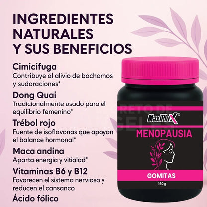 MaxiPlus MenoBalance  Equilibrio natural en tu nueva etapa 🌸 (60 GOMITAS)