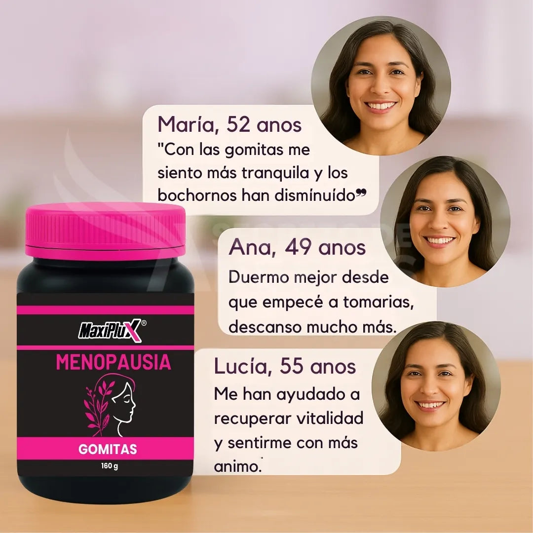 MaxiPlus MenoBalance  Equilibrio natural en tu nueva etapa 🌸 (60 GOMITAS)